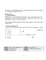 Предварительный просмотр 3 страницы K-Mate BTT025 User Manual