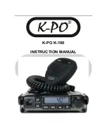 Предварительный просмотр 1 страницы K-PO K-100 Instruction Manual