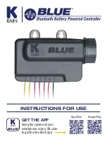 Предварительный просмотр 1 страницы K-Rain BLUE Instructions For Use Manual