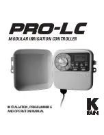 K-Rain PRO-LC Installation, Programming, And Operation Manual предпросмотр