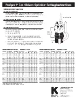 Предварительный просмотр 2 страницы K-Rain ProSport 14003 Setting Instructions