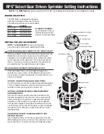 Предварительный просмотр 1 страницы K-Rain RPS Select Setting Instructions