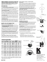 Preview for 6 page of K-Rain RPS50 Setting Instructions Manual