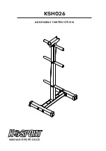 Предварительный просмотр 1 страницы K-SPORT KSH026 Assembly Instruction