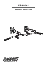 K-SPORT KSSL041 Assembly Instruction Manual preview