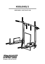 Предварительный просмотр 1 страницы K-SPORT KSSL080/2 Assembly Instruction Manual