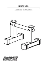 K-SPORT KSSL106 Assembly Instruction предпросмотр