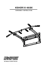 K-SPORT X-MAX KSH011 Assembly Instruction Manual preview