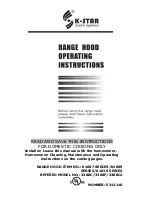 Preview for 1 page of K-Star K1007 SERIES Operating Instructions Manual