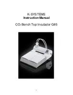 Предварительный просмотр 1 страницы K-Systems G85 Instruction Manual