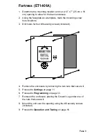 Предварительный просмотр 9 страницы K-Tech ET1401A Instruction Book