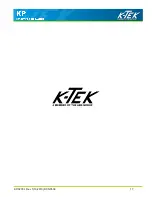 Предварительный просмотр 17 страницы K-TEK KP Installation & Operation Manual