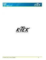 Предварительный просмотр 18 страницы K-TEK KP Installation & Operation Manual