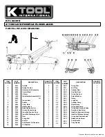 Предварительный просмотр 5 страницы K Tool International KTI-63095 Owner'S Manual