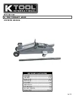 K Tool International KTI-63103 Owner'S Manual preview