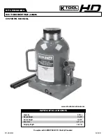 Preview for 1 page of K Tool International KTI-HD63250 Owner'S Manual