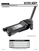 Предварительный просмотр 1 страницы K Tool International KTI-XD13002 Owner'S Manual