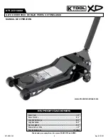 Preview for 6 page of K Tool International KTI-XD13002 Owner'S Manual