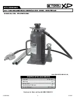 Предварительный просмотр 8 страницы K Tool International KTI-XD63228 Owner'S Manual