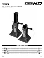 Preview for 1 page of K Tool International KTI61222 Owner'S Manual