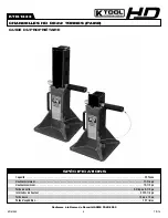 Preview for 9 page of K Tool International KTI61222 Owner'S Manual