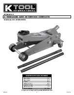 Предварительный просмотр 6 страницы K Tool International KTI63131 Owner'S Manual