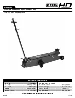 Preview for 7 page of K Tool International KTI63186 Owner'S Manual