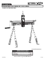 Preview for 9 page of K Tool International XD KTI-XD62115 Owner'S Manual