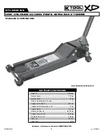 Предварительный просмотр 16 страницы K Tool International XD KTI-XD63105 Owner'S Manual