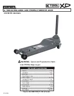 K-Tool KTI-63105A Owner'S Manual preview