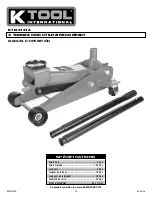 Preview for 10 page of K-Tool KTI63131A Owner'S Manual