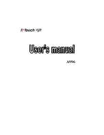 Предварительный просмотр 1 страницы K-Touch Tianyu A996 User Manual