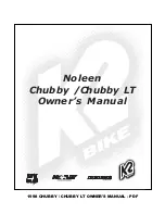 Предварительный просмотр 1 страницы K2 Bike Chubby LT Owner'S Manual