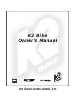 K2 Bike k2 bikes Owner'S Manual preview