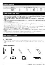 Предварительный просмотр 2 страницы K2 Pumps ASP00001K Owner'S Manual