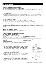 Preview for 4 page of K2 Pumps IRP07501K Owner'S Manual