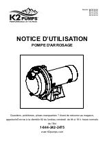 Preview for 13 page of K2 Pumps IRP07501K Owner'S Manual