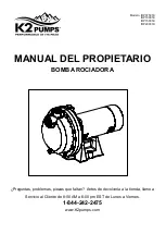 Preview for 25 page of K2 Pumps IRP07501K Owner'S Manual