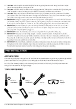 Preview for 3 page of K2 Pumps PPV10001SPK Owner'S Manual