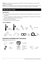 Preview for 4 page of K2 Pumps Primary Series Owner'S Manual