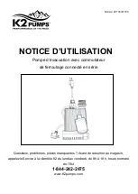 Preview for 9 page of K2 Pumps SPT03301TPK Owner'S Manual