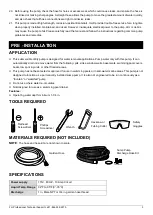 Preview for 3 page of K2 Pumps UTA02502K Owner'S Manual