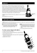 Preview for 6 page of K2 Pumps UTA02502K Owner'S Manual