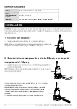 Preview for 24 page of K2 Pumps UTA02502K Owner'S Manual