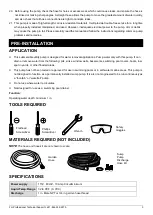 Предварительный просмотр 3 страницы K2 Pumps UTM01602K Owner'S Manual