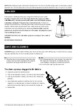 Предварительный просмотр 5 страницы K2 Pumps UTM01602K Owner'S Manual