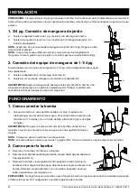 Предварительный просмотр 21 страницы K2 Pumps UTM01602K Owner'S Manual