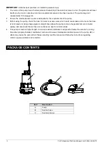 Preview for 4 page of K2 Pumps UTM02501K Owner'S Manual