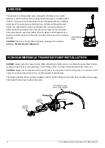 Preview for 6 page of K2 Pumps UTM02501K Owner'S Manual