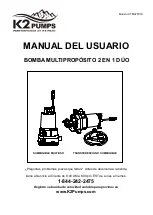 Preview for 21 page of K2 Pumps UTM02501K Owner'S Manual